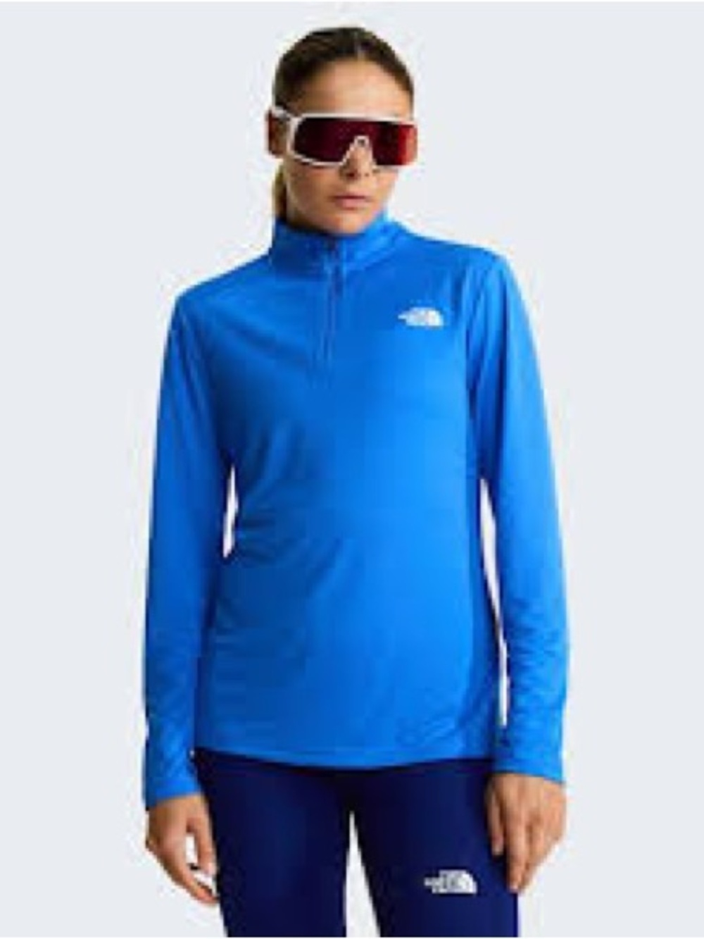 The North Face Royal Blue Women's Half-Zip Fleece Pullover
